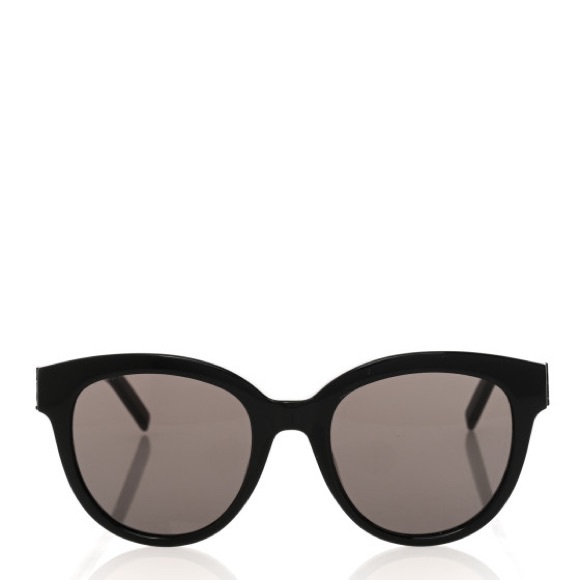 YSL Sunglasses - Black with Black Arm Logo - Picture 1 of 16